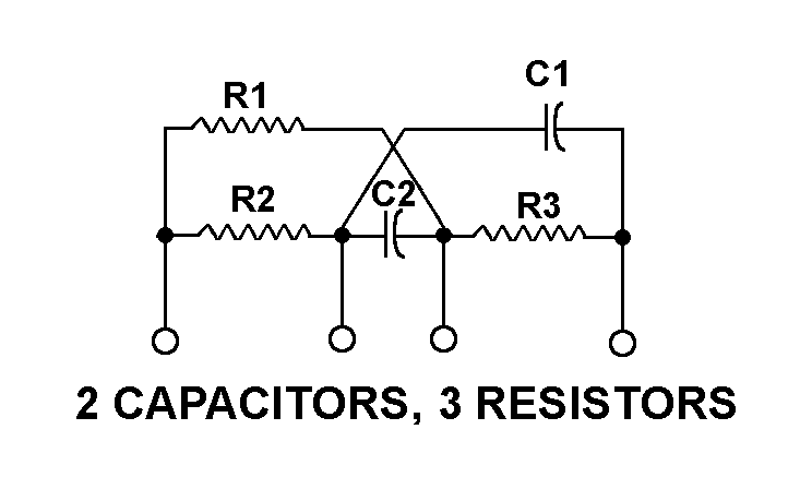 2 CAPACITORS, 3 RESISTORS style nsn 5915-00-933-2635