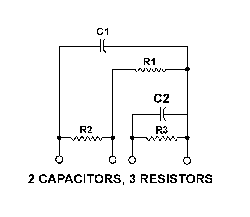 2 CAPACITORS, 3 RESISTORS style nsn 5915-00-016-4293