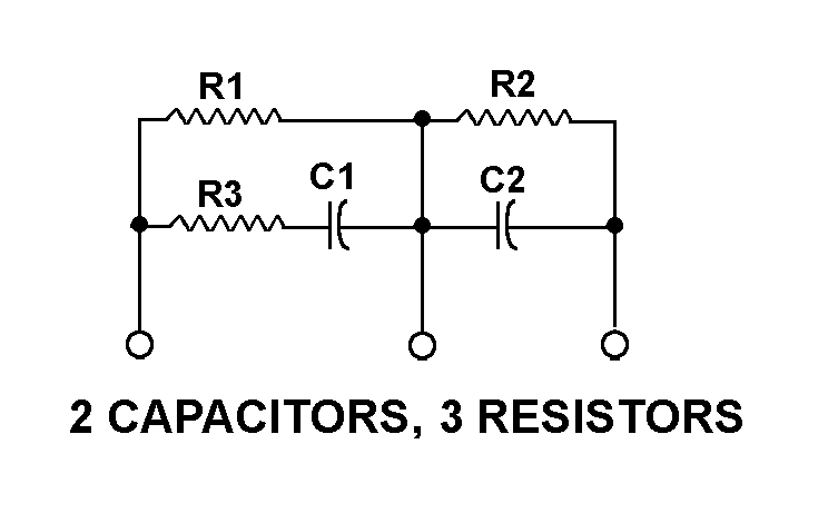 2 CAPACITORS, 3 RESISTORS style nsn 5915-00-933-2635