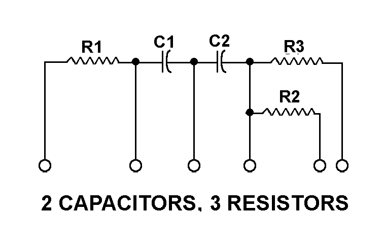 2 CAPACITORS, 3 RESISTORS style nsn 5915-00-933-2635