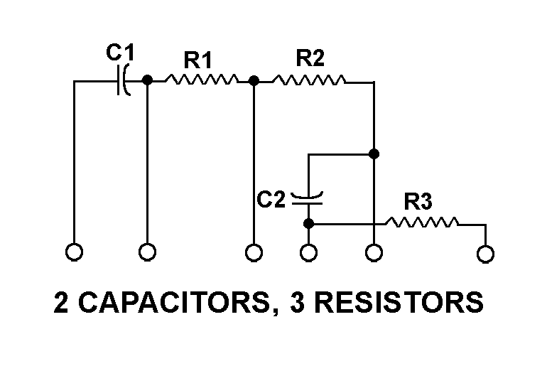 2 CAPACITORS, 3 RESISTORS style nsn 5915-00-933-2635