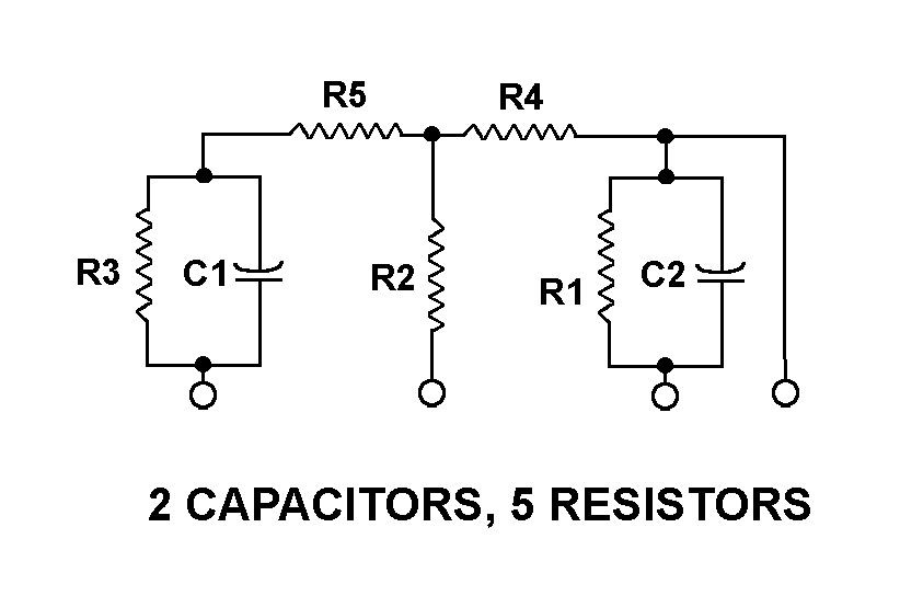 2 CAPACITORS, 5 RESISTORS style nsn 5915-01-373-4490