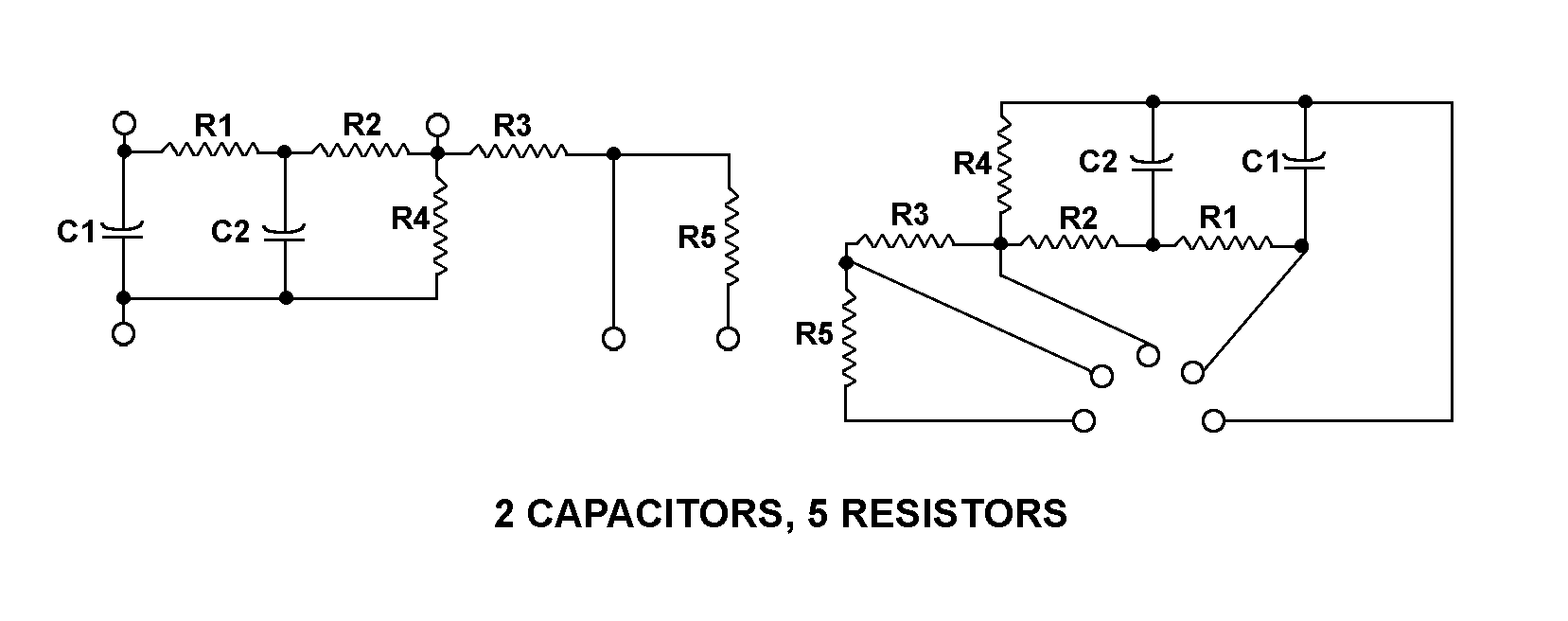 2 CAPACITORS, 5 RESISTORS style nsn 5915-01-373-4490