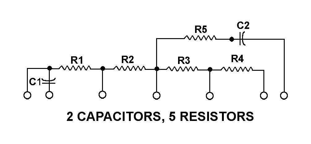 2 CAPACITORS, 5 RESISTORS style nsn 5915-01-373-4490