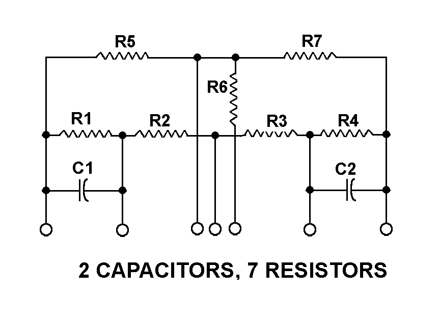 2 CAPACITORS, 7 RESISTORS style nsn 5915-01-314-6407