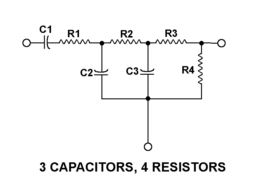 3 CAPACITORS, 4 RESISTORS style nsn 5915-01-304-9115