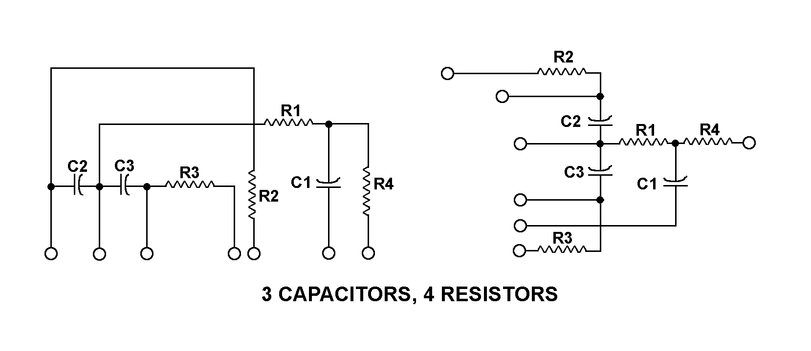 3 CAPACITORS, 4 RESISTORS style nsn 5915-01-304-9115