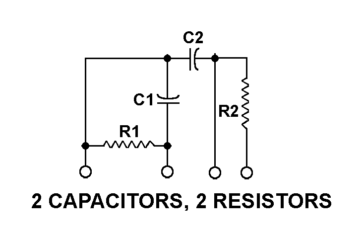 2 CAPACITORS, 2 RESISTORS style nsn 5915-01-140-9207