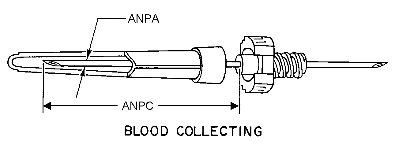 BLOOD COLLECTING style nsn 6515-01-185-7829