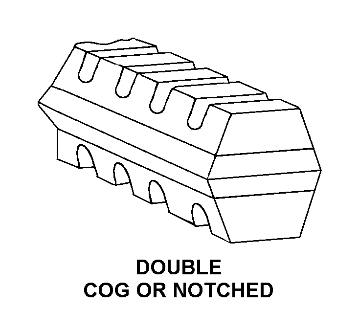 DOUBLE COG OR NOTCHED style nsn 3030-01-412-8178