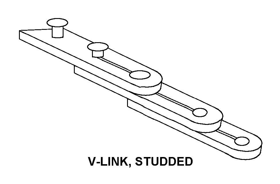 V-LINK, STUDDED style nsn 3030-00-427-0535