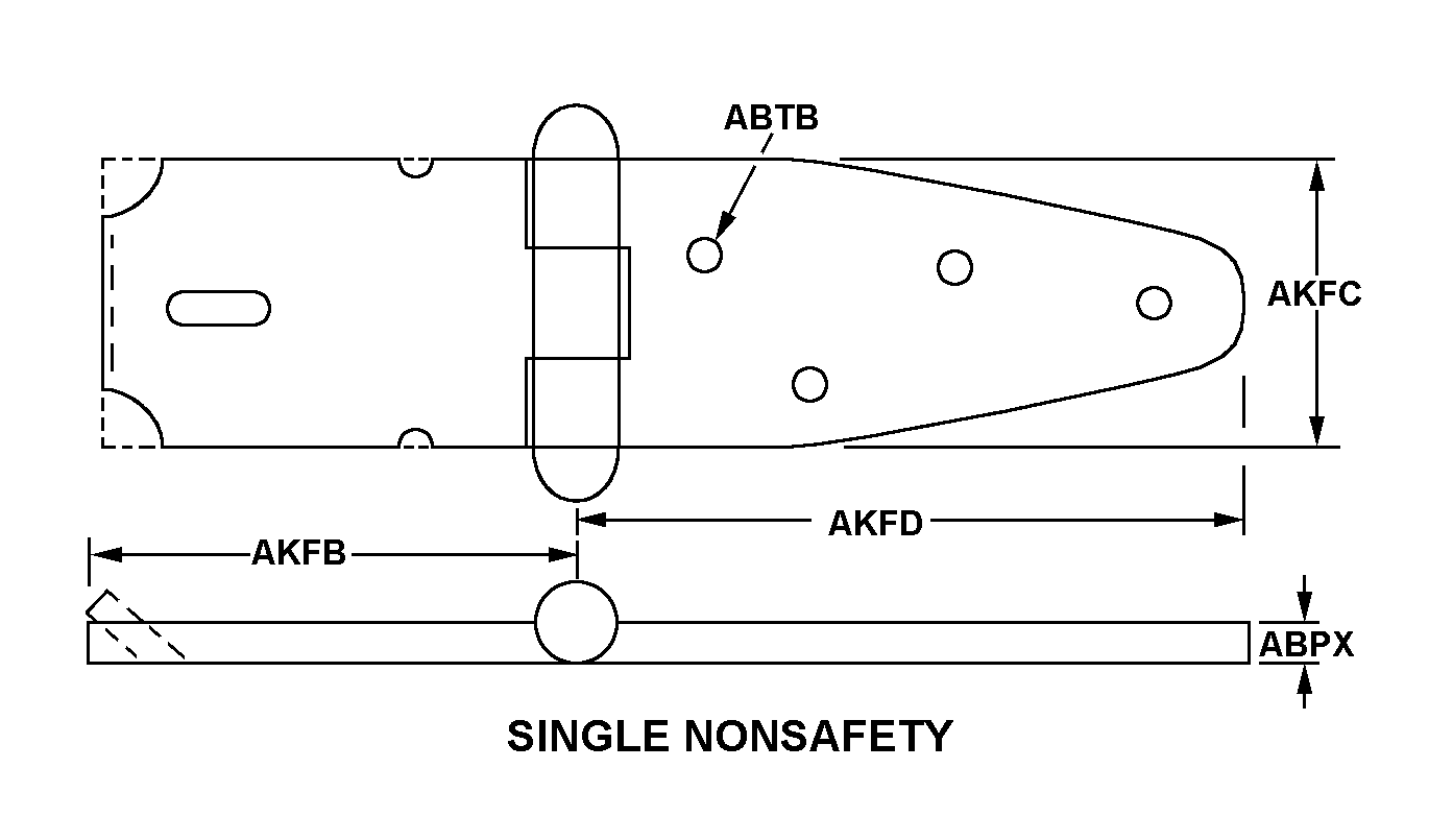 SINGLE NONSAFETY style nsn 5340-00-551-6584