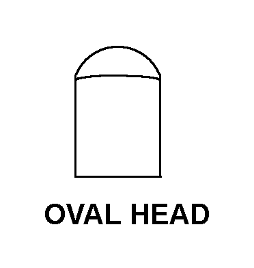 OVAL HEAD style nsn 5340-00-164-3558