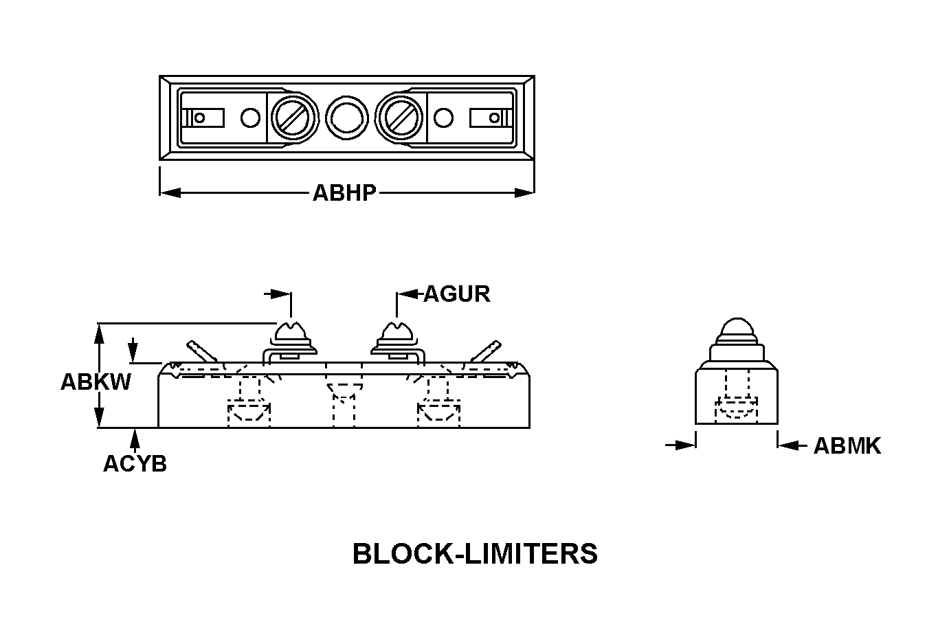 BLOCK-LIMITERS style nsn 5920-00-998-9528