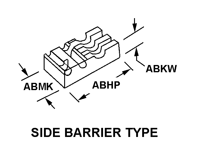 SIDE BARRIER TYPE style nsn 5920-01-138-1764
