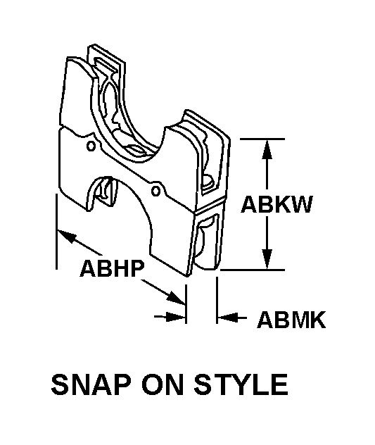 SNAP ON STYLE style nsn 5920-01-506-4786