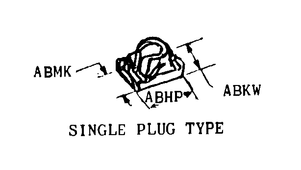 SINGLE PLUG TYPE style nsn 5920-00-107-2798