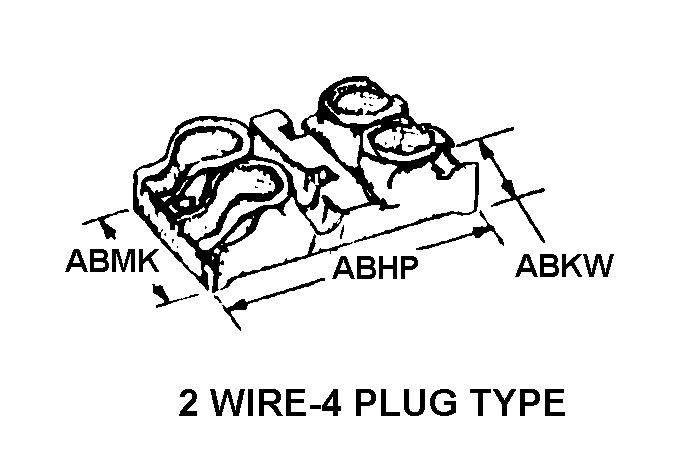 2 WIRE-4 PLUG TYPE style nsn 5920-00-256-1086