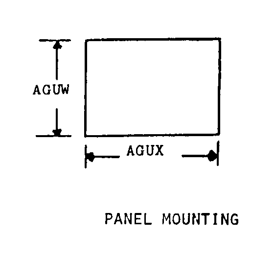 PANEL MOUNTING style nsn 5920-01-622-7558