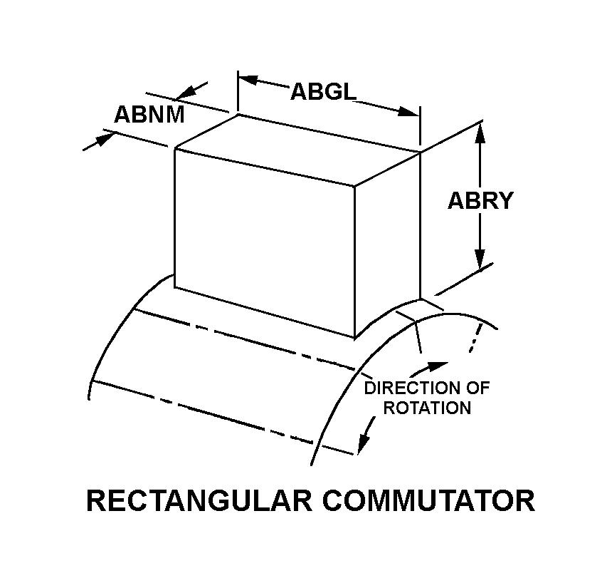 RECTANGULAR COMMUTATOR style nsn 5977-00-165-0845