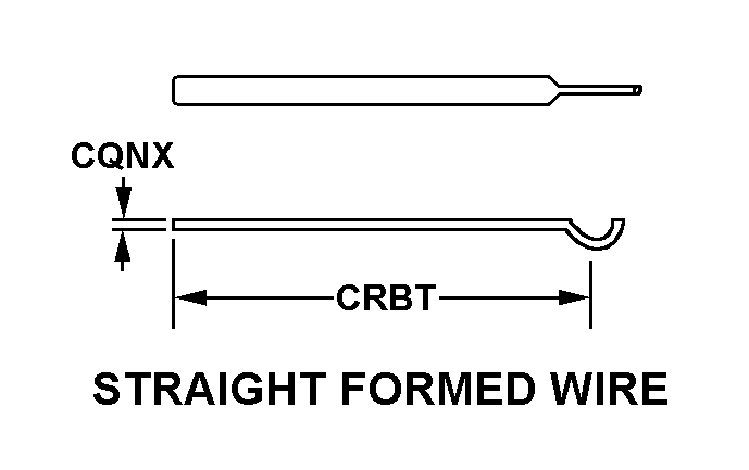 STRAIGHT FORMED WIRE style nsn 5977-01-548-7373