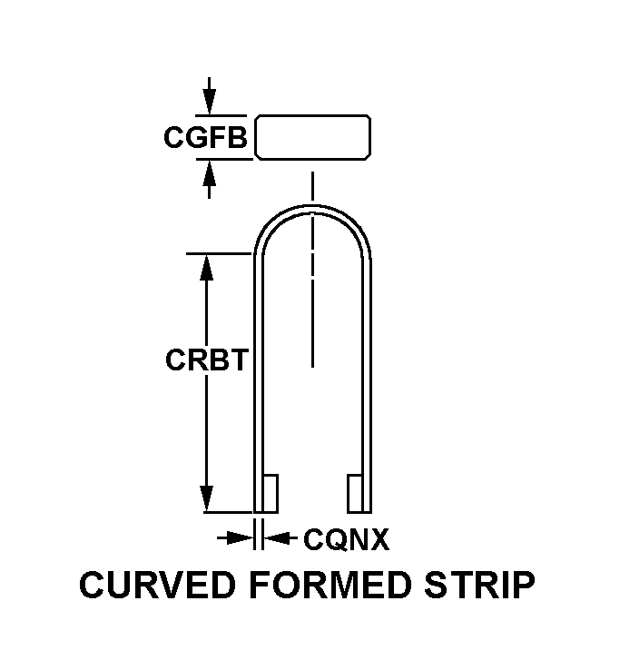 CURVED FORMED STRIP style nsn 5977-01-517-9975