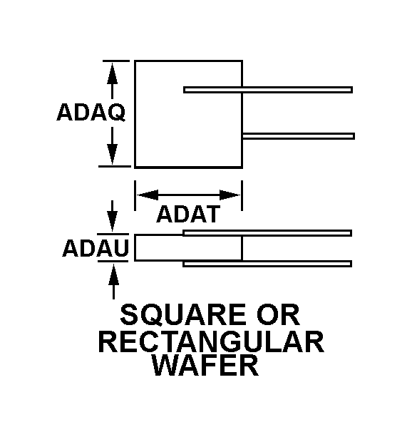 SQUARE OR RECTANGULAR WAFER style nsn 5905-01-009-9949
