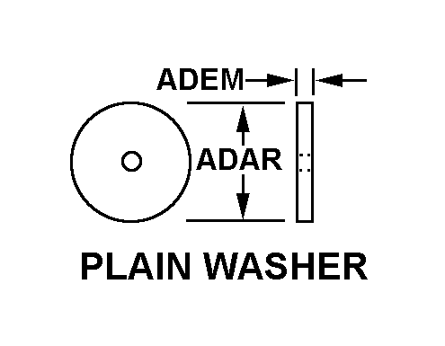 PLAIN WASHER style nsn 5905-00-941-8176