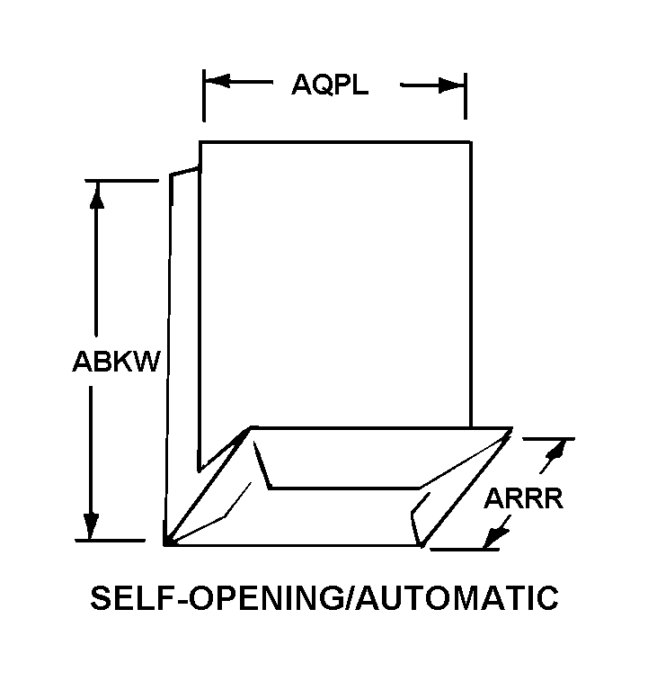 SELF-OPENING/AUTOMATIC style nsn 8105-01-305-8107