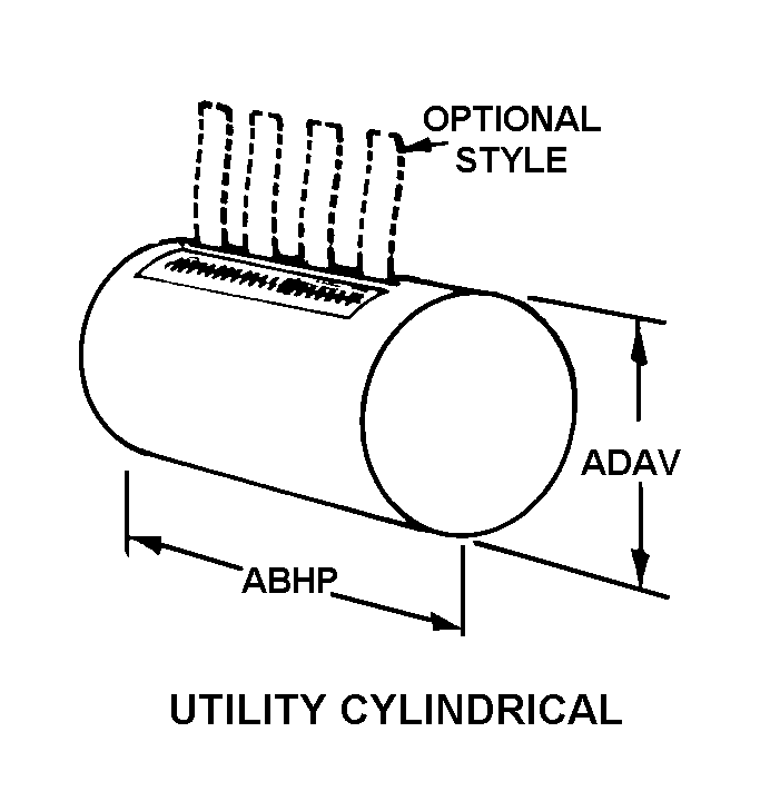 UTILITY CYLINDRICAL style nsn 1395-00-896-7058