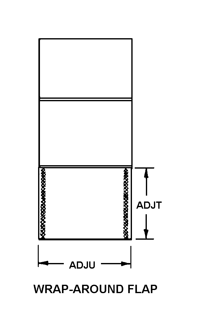 WRAP-AROUND FLAP style nsn 7510-00-763-5996