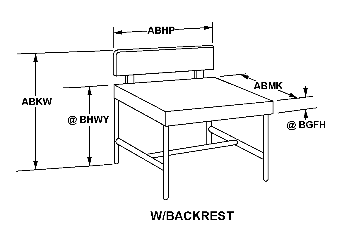 W/BACKREST style nsn 7830-01-601-2595