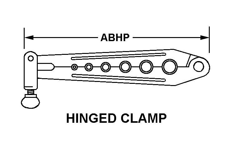 HINGED CLAMP style nsn 5136-00-220-9102