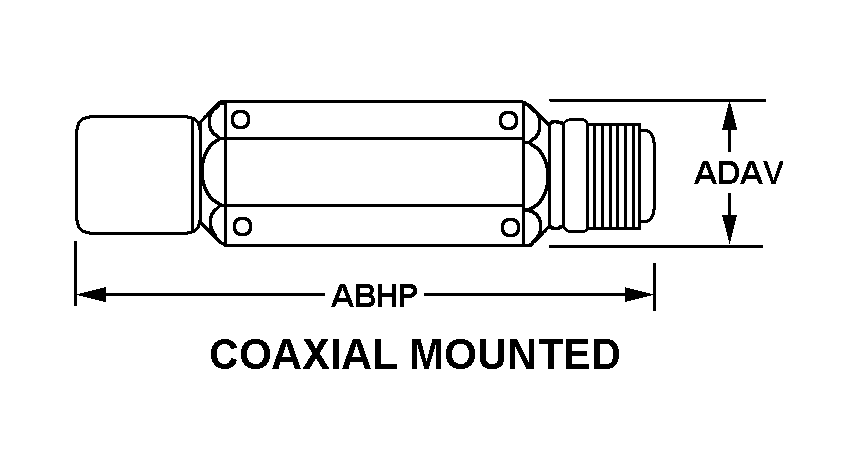 COAXIAL MOUNTED style nsn 5985-01-518-9429