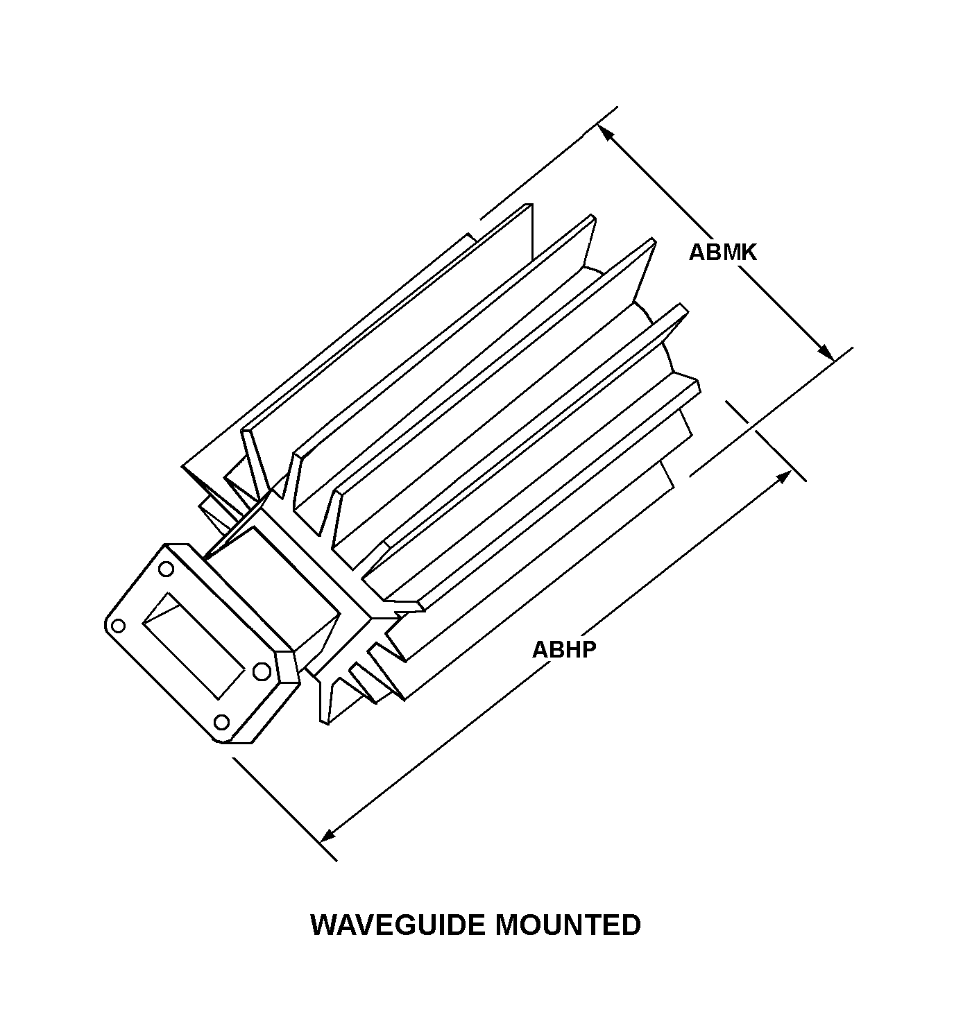 WAVEGUIDE MOUNTED style nsn 5985-01-419-4535