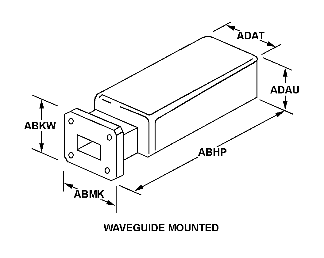 WAVEGUIDE MOUNTED style nsn 5985-01-009-2063