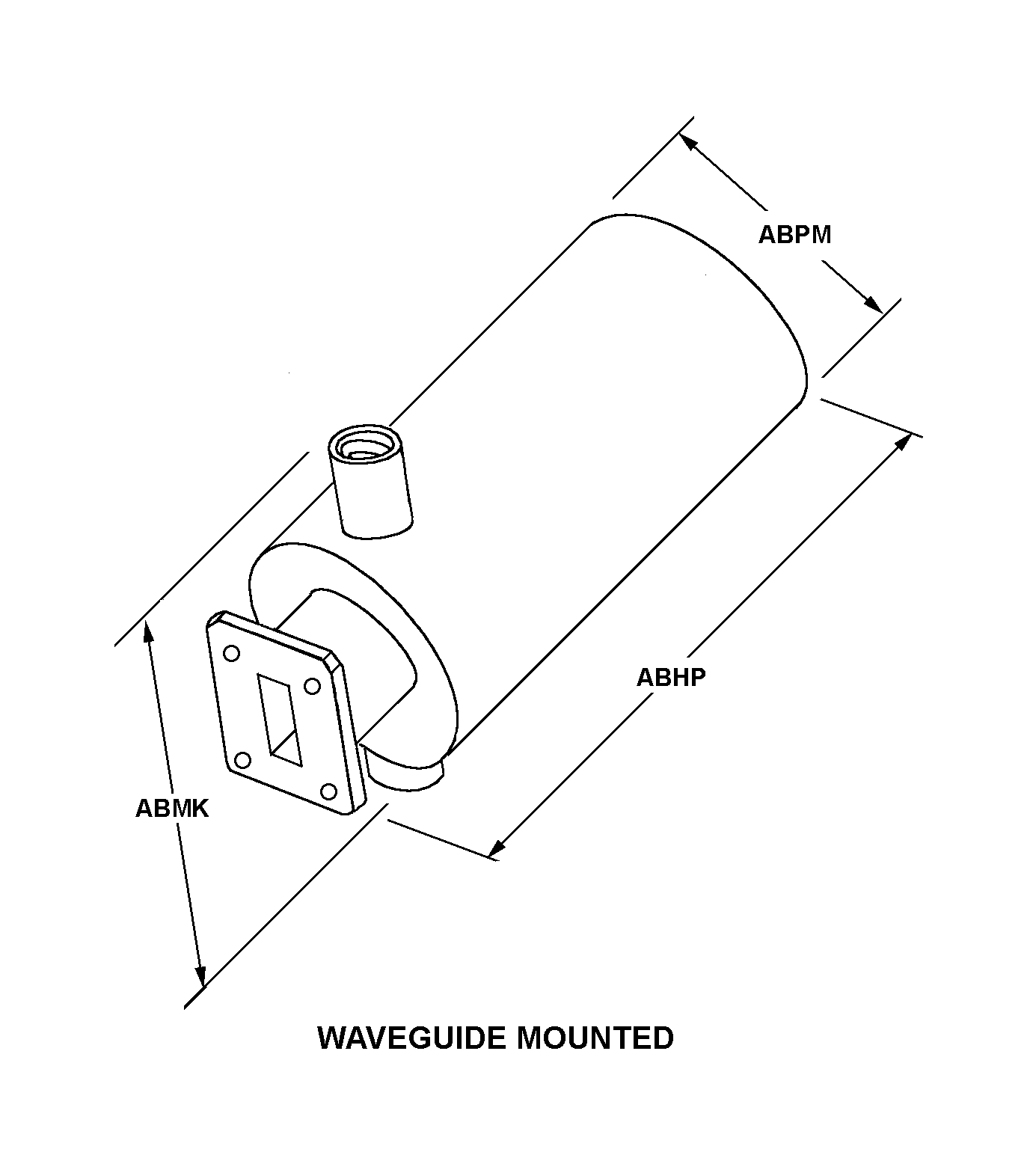 WAVEGUIDE MOUNTED style nsn 5985-01-100-3105