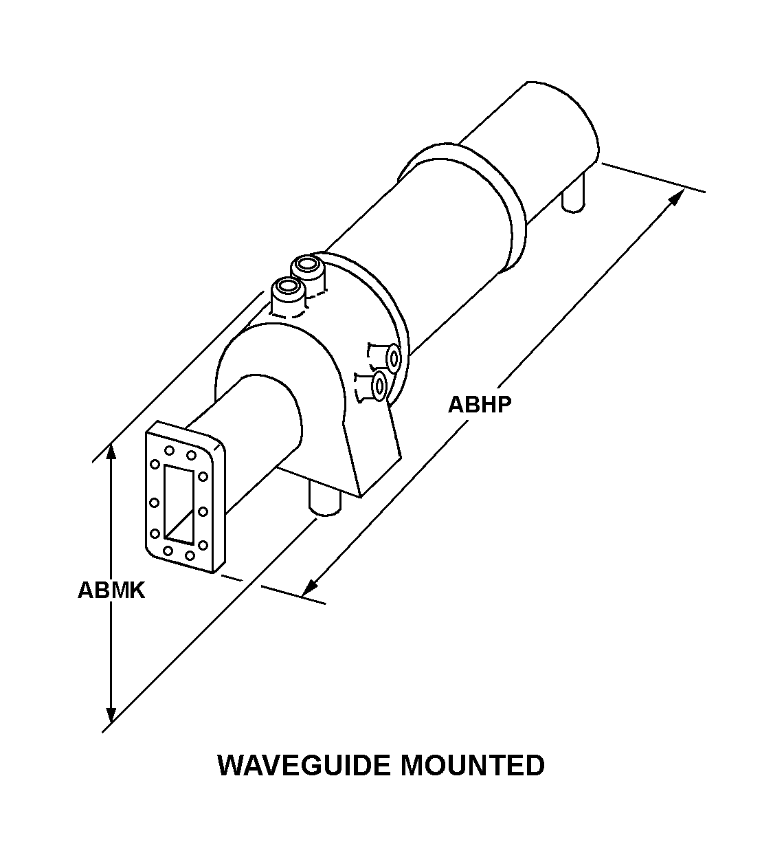 WAVEGUIDE MOUNTED style nsn 5985-01-264-7916