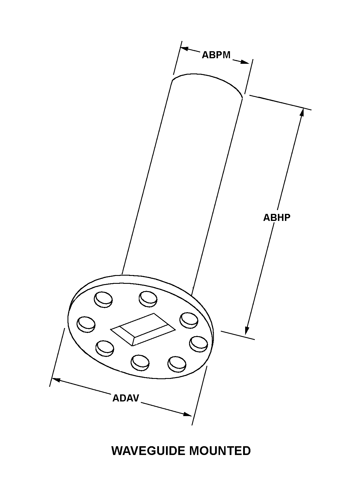 WAVEGUIDE MOUNTED style nsn 5985-01-571-3700