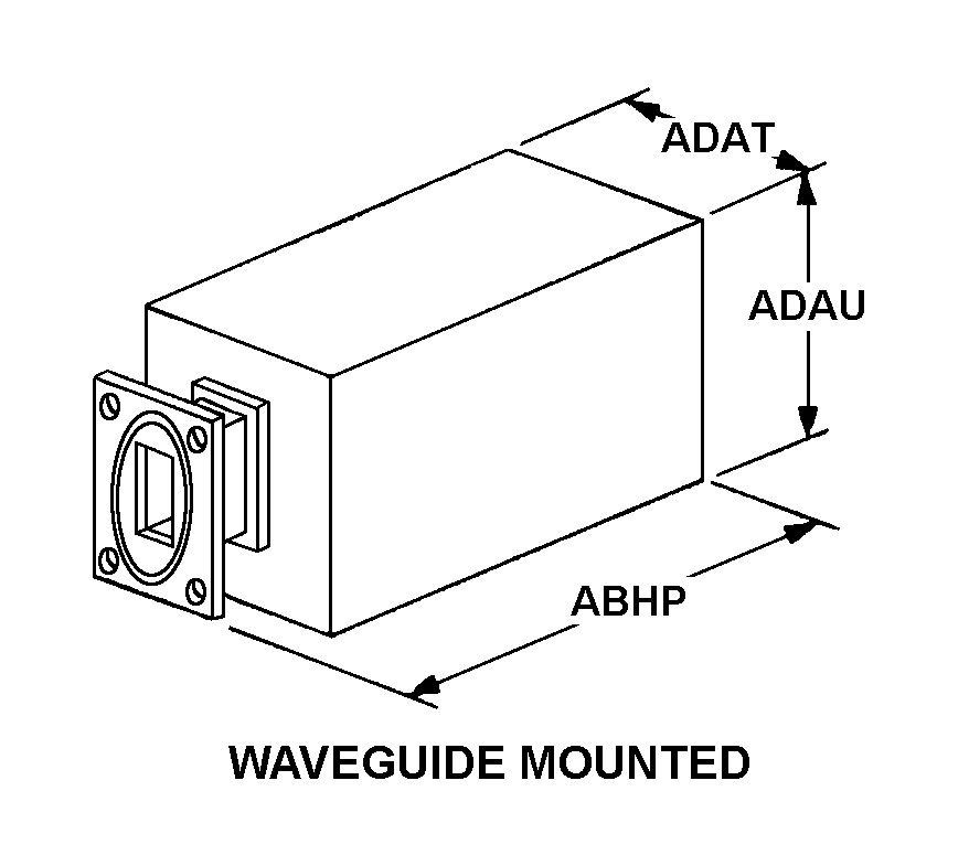 WAVEGUIDE MOUNTED style nsn 5985-00-850-6391