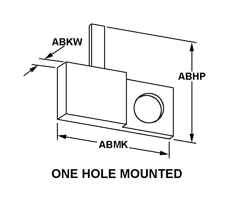 ONE HOLE MOUNTED style nsn 5985-01-609-4743