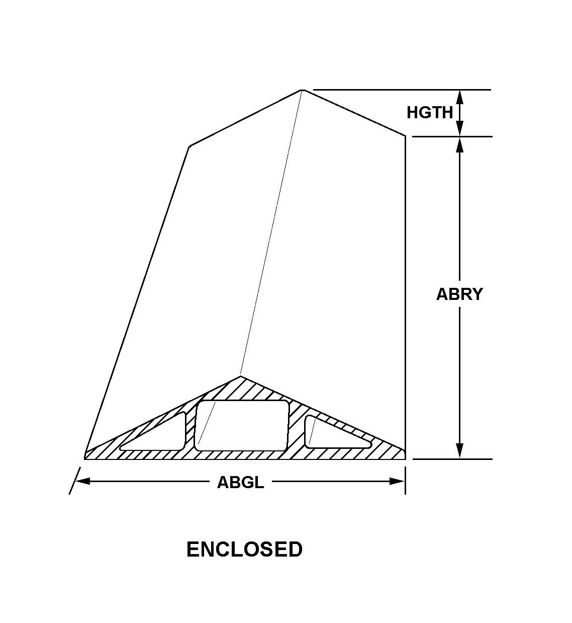 ENCLOSED style nsn 5975-01-622-3838