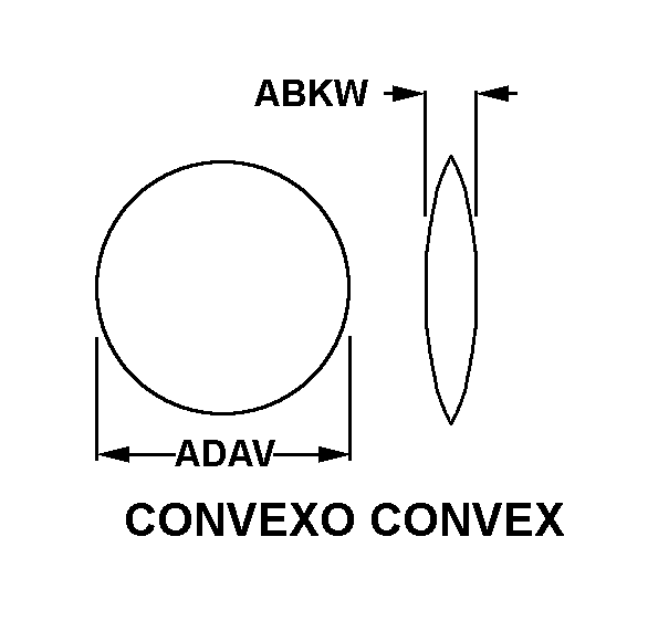 CONVEXO CONVEX style nsn 6230-01-081-1348