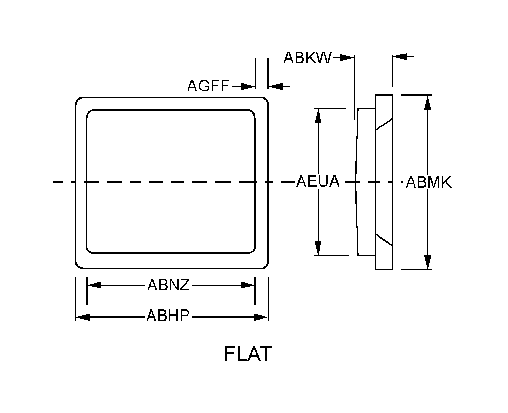 FLAT style nsn 6210-00-003-3666