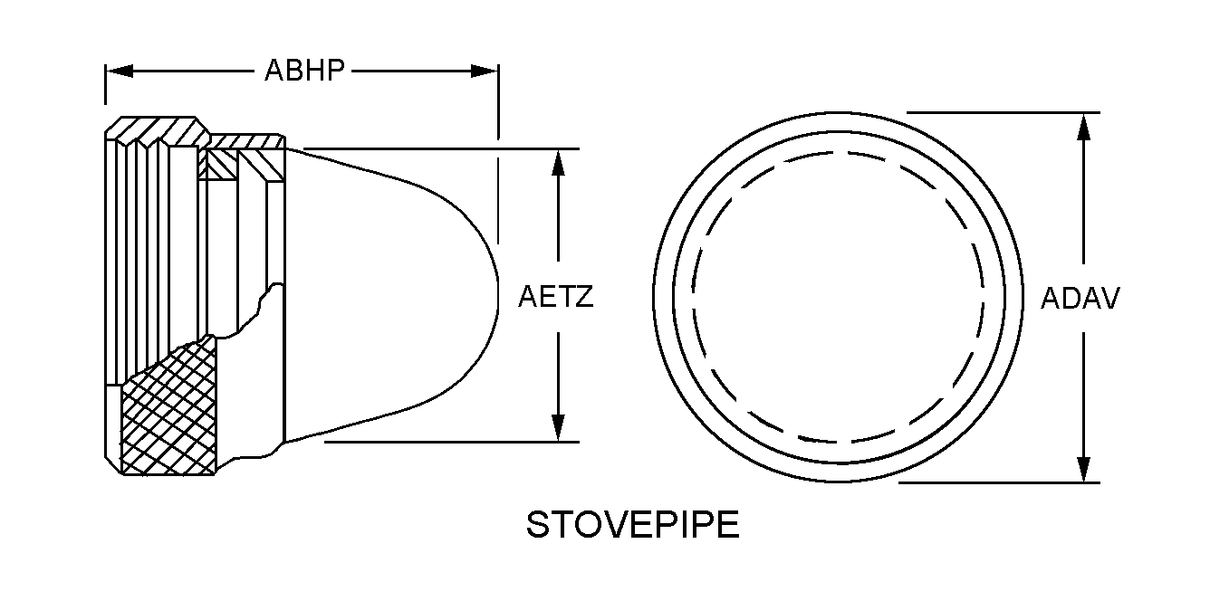 STOVEPIPE style nsn 6210-00-078-7626