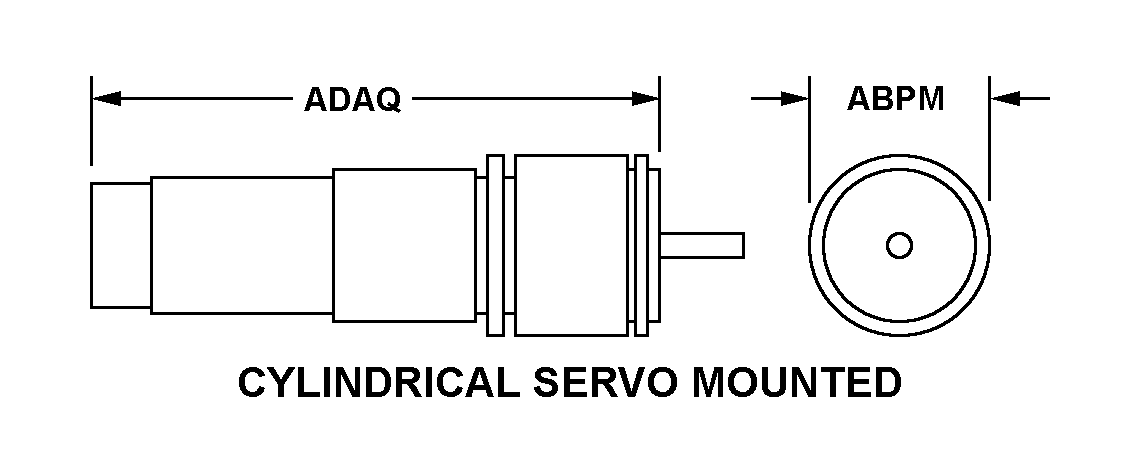 CYLINDRICAL SERVO MOUNTED style nsn 5905-01-112-6333