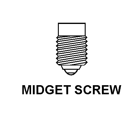 MIDGET SCREW style nsn 5935-01-180-9499