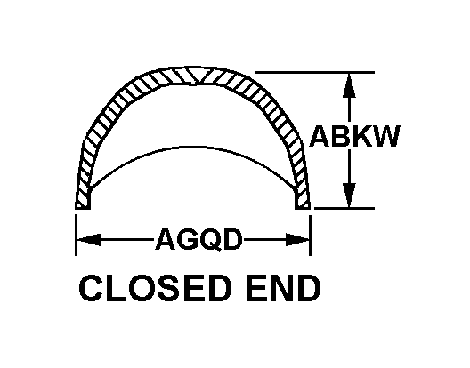 CLOSED END style nsn 5340-00-033-8361