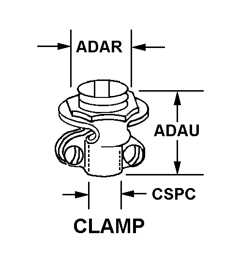 CLAMP style nsn 5999-01-284-2835