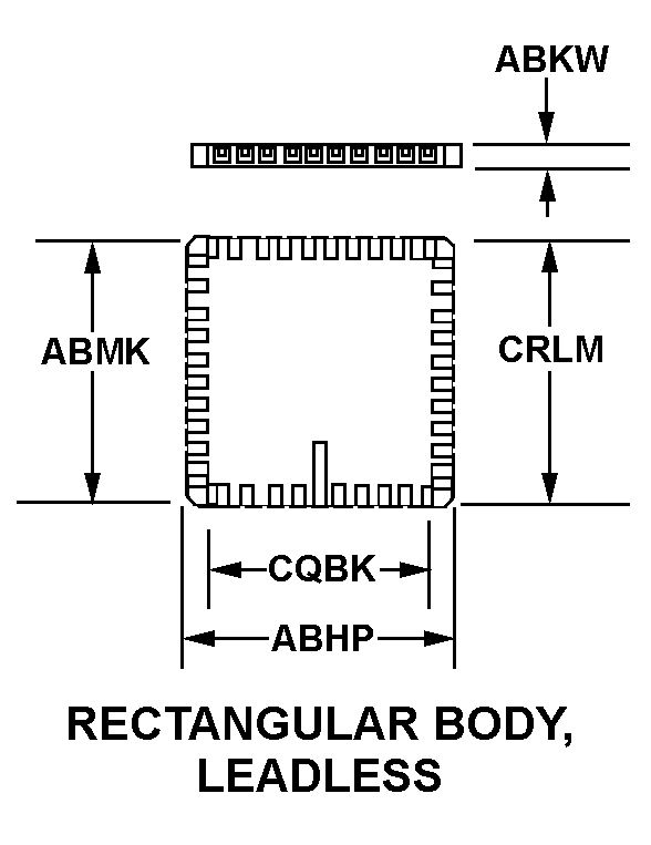 RECTANGULAR BODY, LEADLESS style nsn 5955-01-229-7274